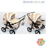 Коляска- для двойни Viki 151- C 31 бежевый